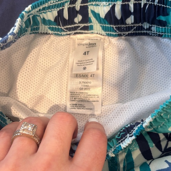 Kids Navy Rashguard Set - Picture 9 of 11